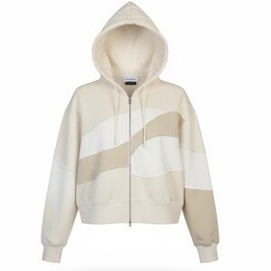 House of Sunny NWT Patchwork Landscape Hoodie in Marble Size XL